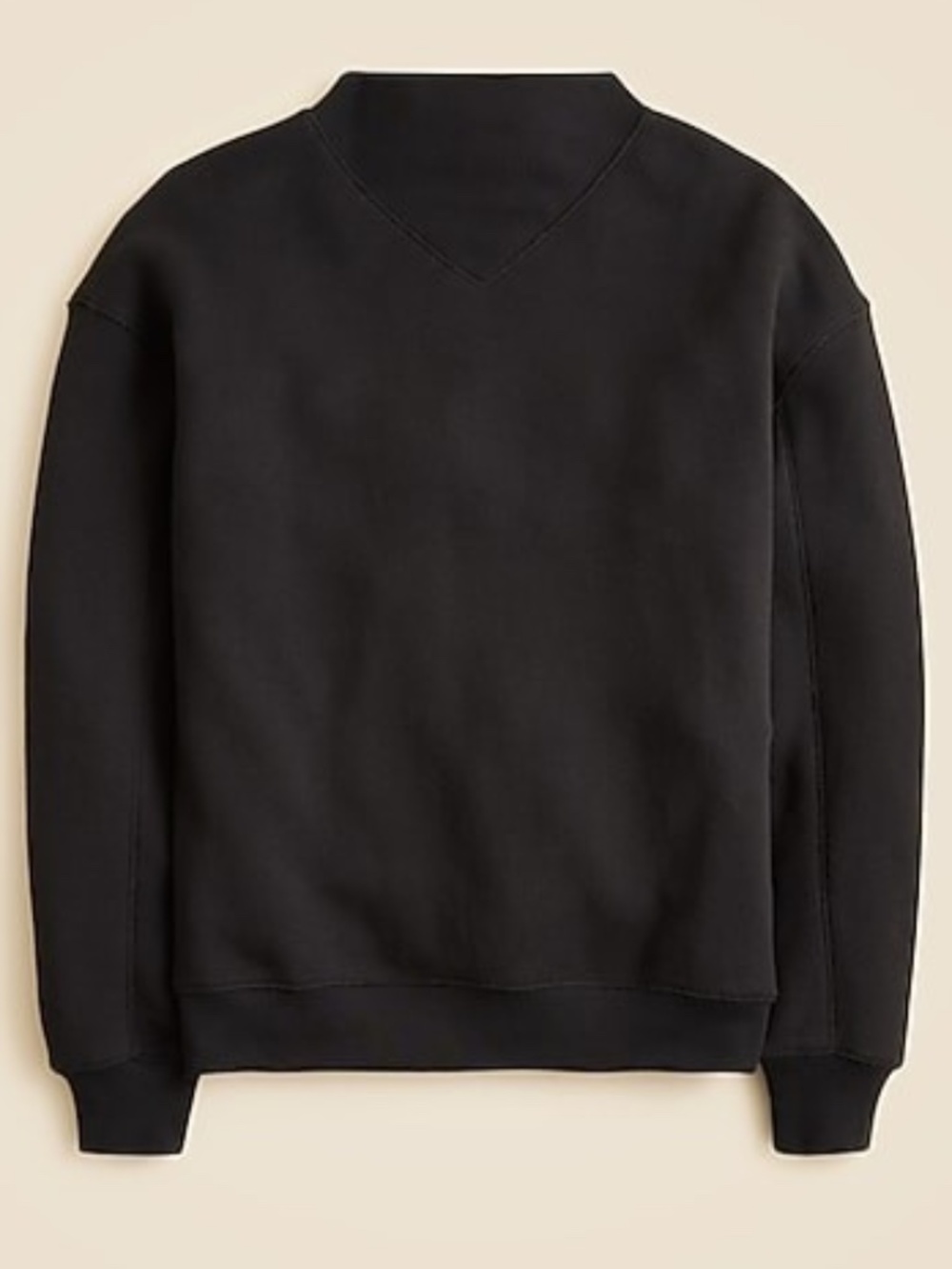 NWT J.Crew Heritage Terry Mockneck Sweatshirt